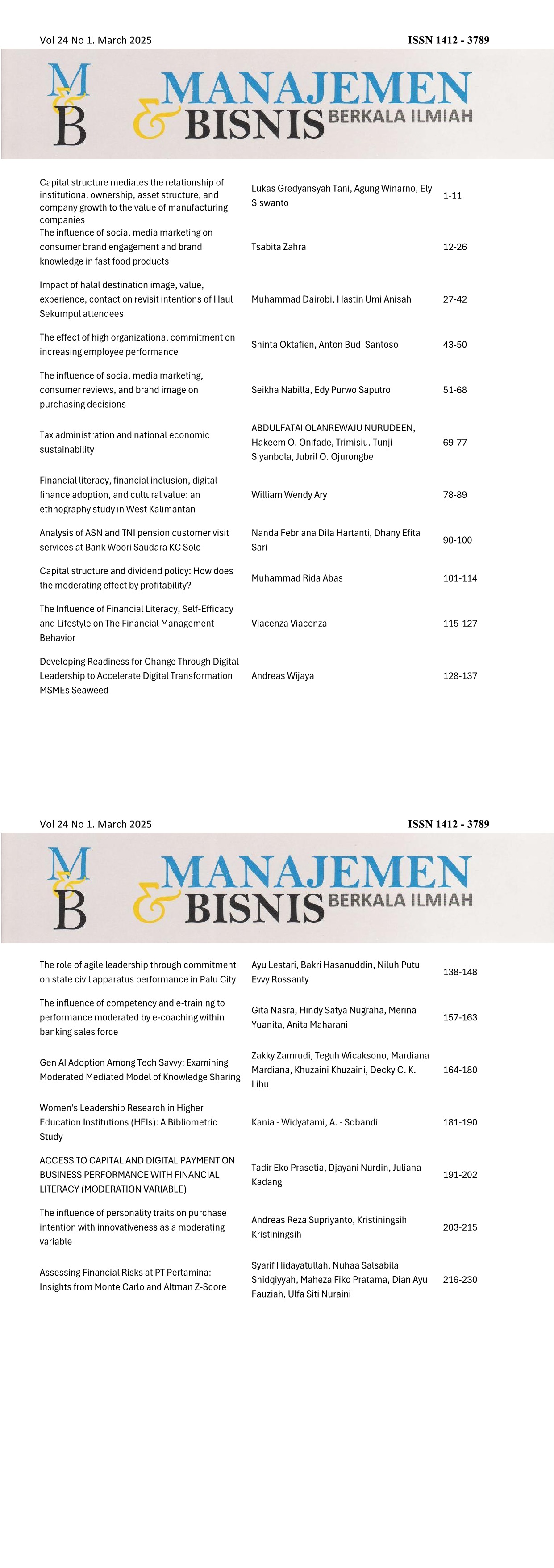 Cover Page
